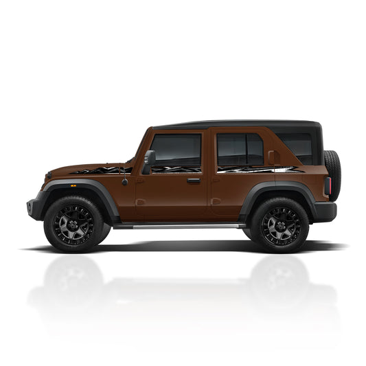 IDE Graphics Series - Trail X Edition for Mahindra Thar Roxx (Burnt Sienna)