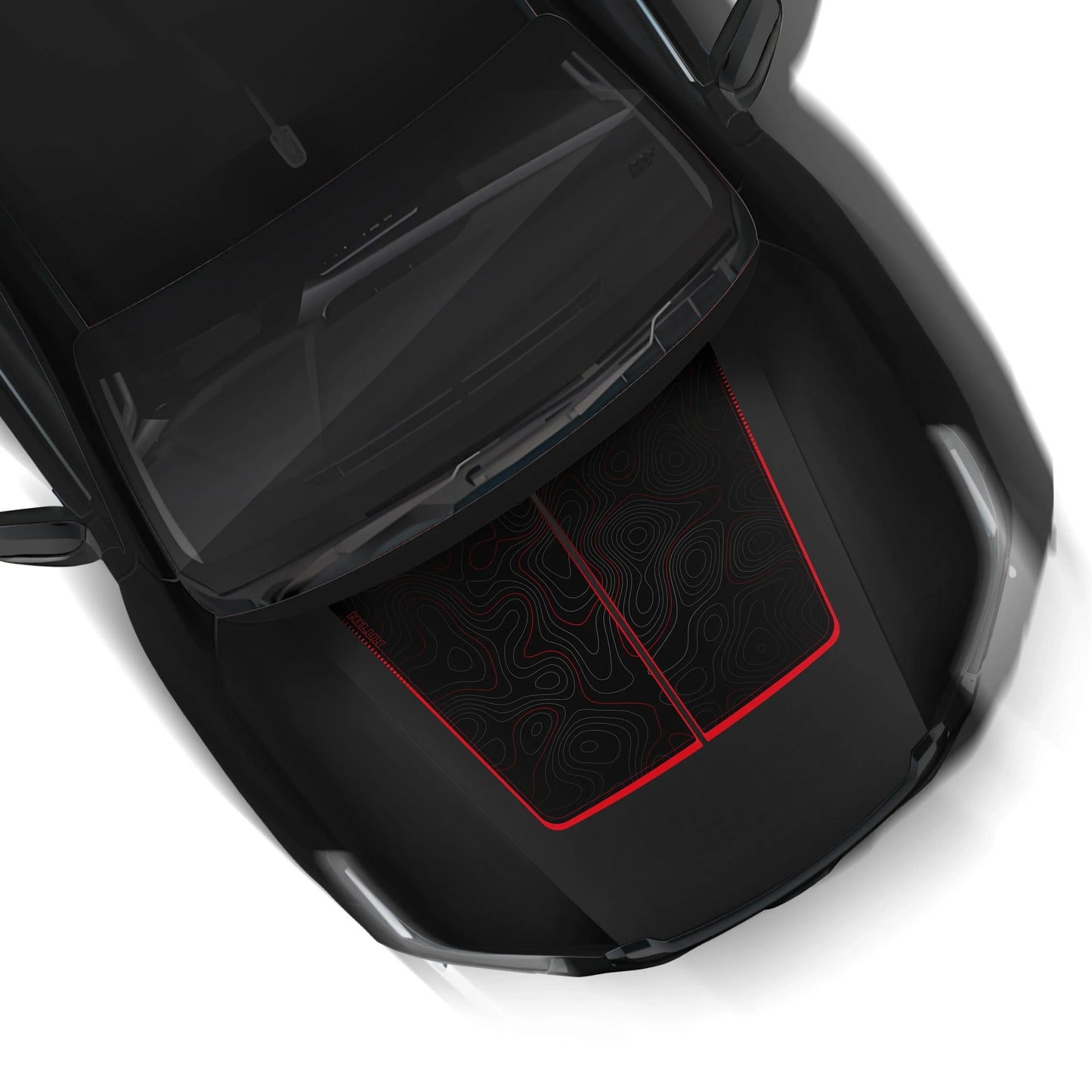 Neo Trail Edition Bonnet Graphics for Toyota Hilux black