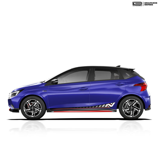 IDE GRAPHICS SERIES - N Series for Hyundai i20 (Thunder Blue)