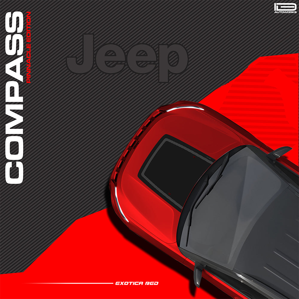 IDE GRAPHICS SERIES - Pinnacle Edition (Only Bonnet Decal) for JEEP Compass / 2017-Present