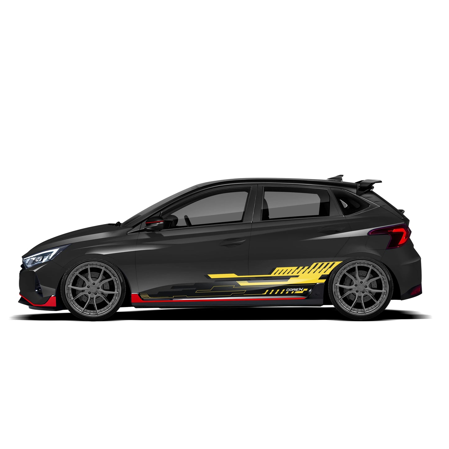 CoreX Edition Graphics for Hyundai i20 black
