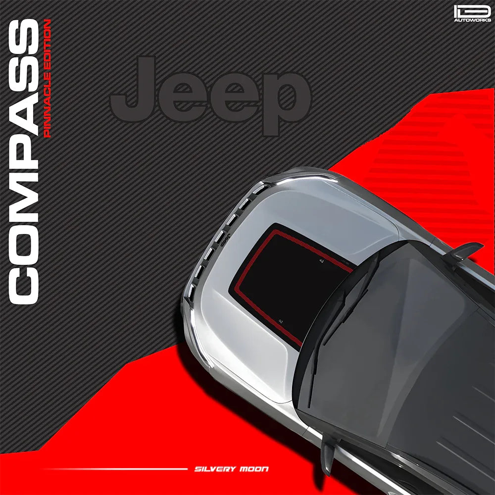 Pinnacle Edition Bonnet Graphics for Jeep Compass silver