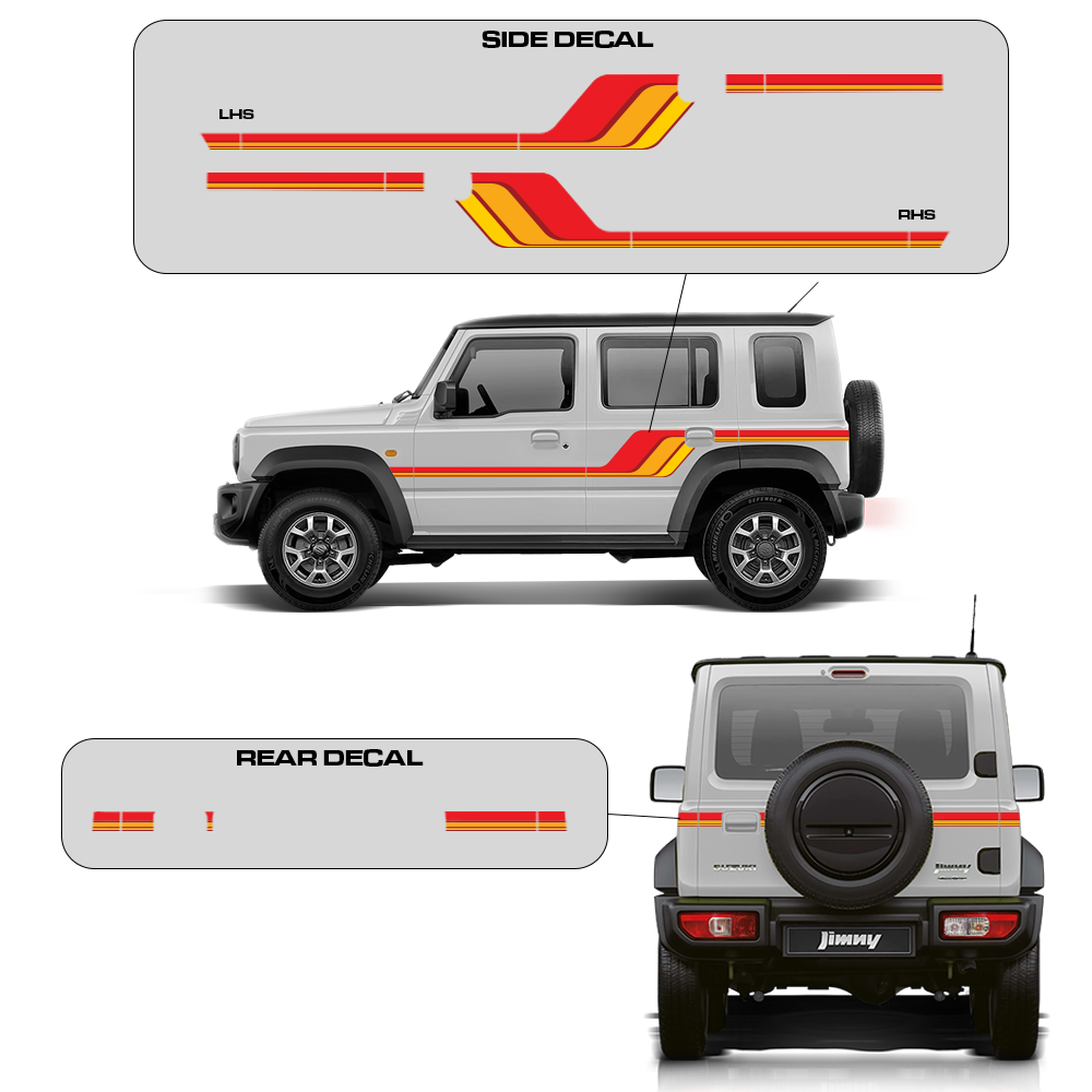 IDE GRAPHICS SERIES - Baroque Edition for Maruti Suzuki Jimny