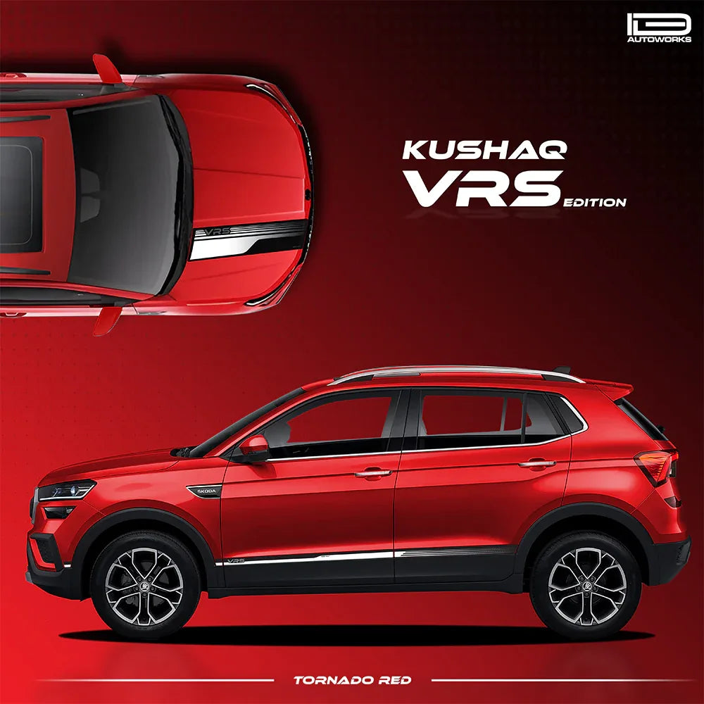 VRS Edition Graphics for Skoda Kushaq red