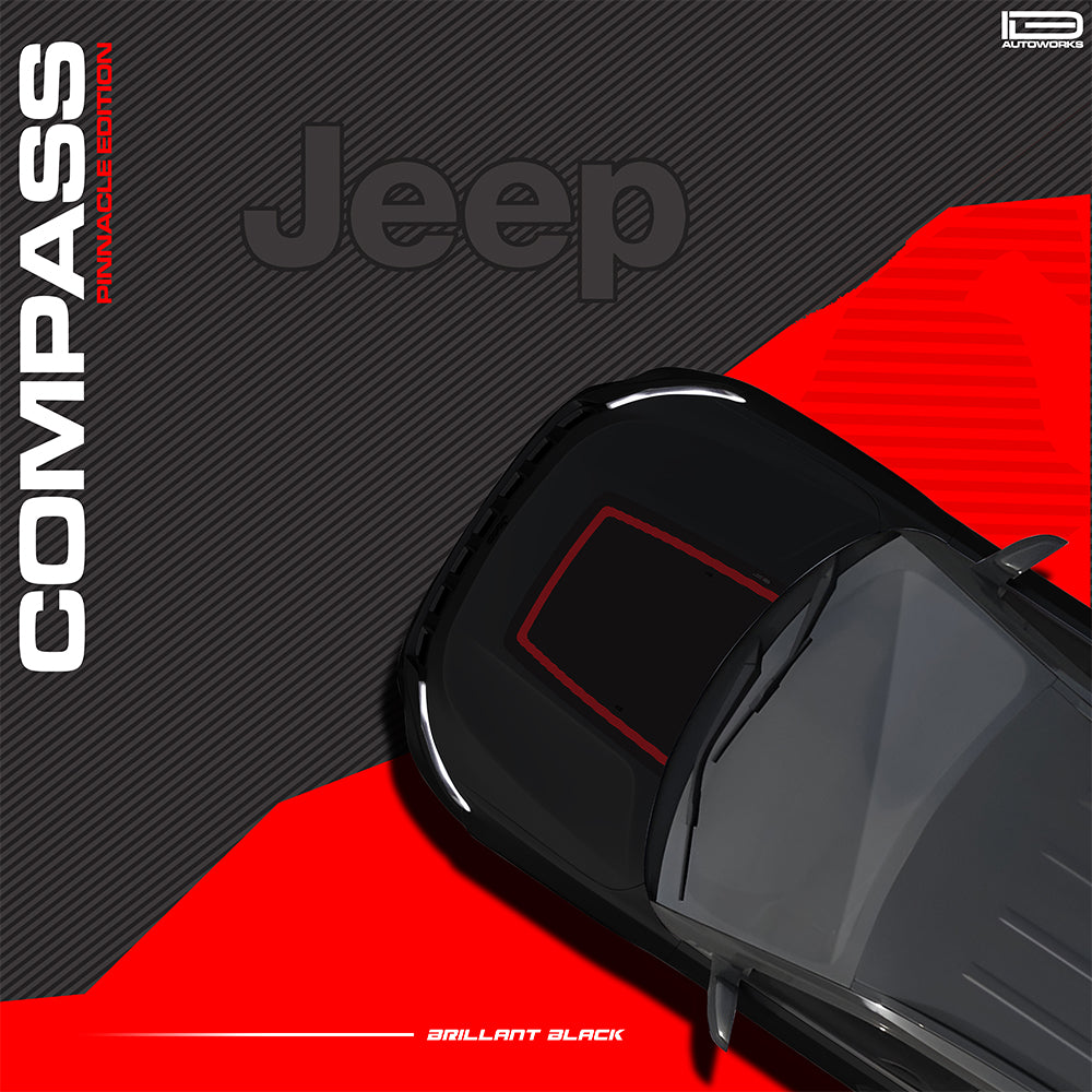 IDE GRAPHICS SERIES - Pinnacle Edition (Only Bonnet Decal) for JEEP Compass / 2017-Present