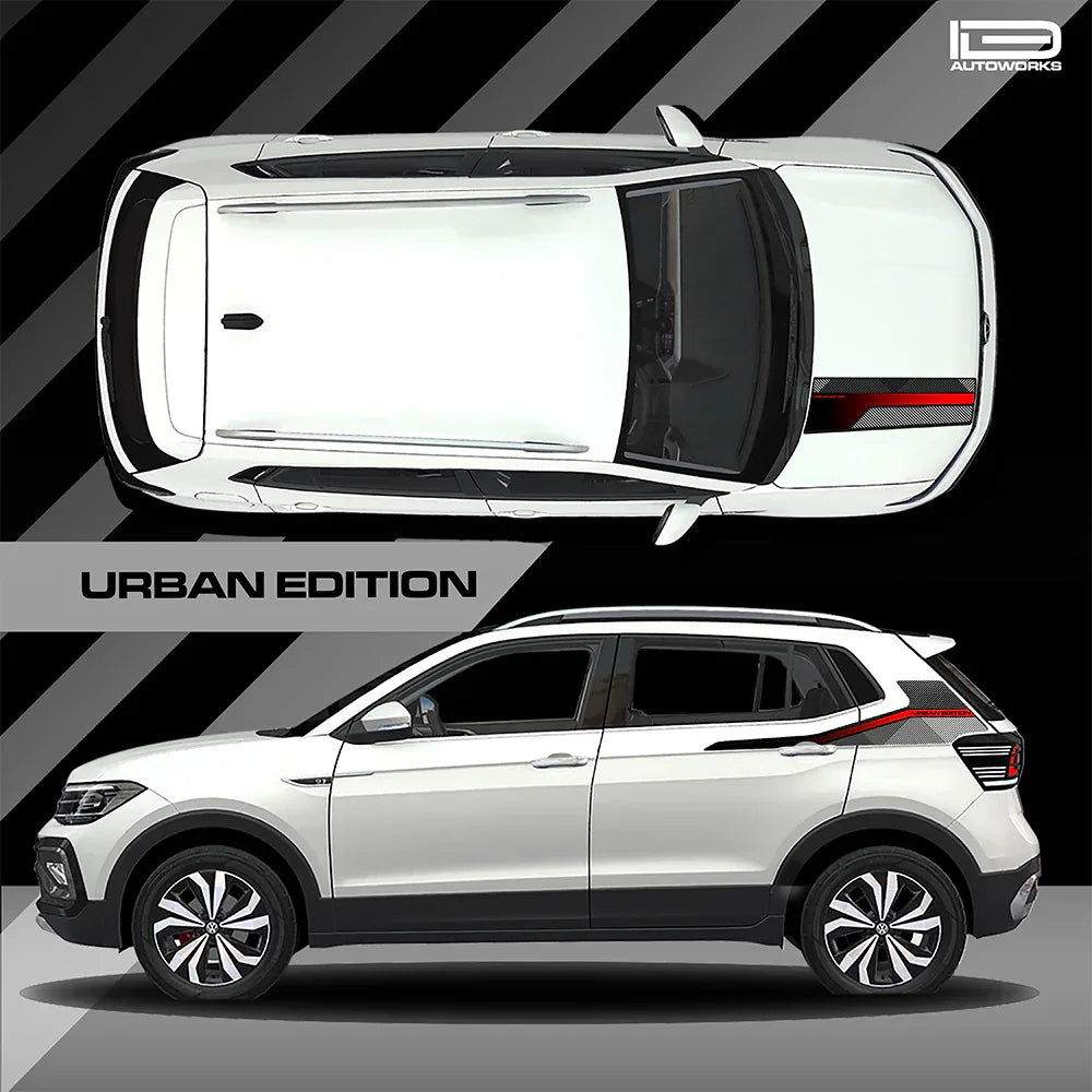Urban Edition Graphics for VW Taigun white