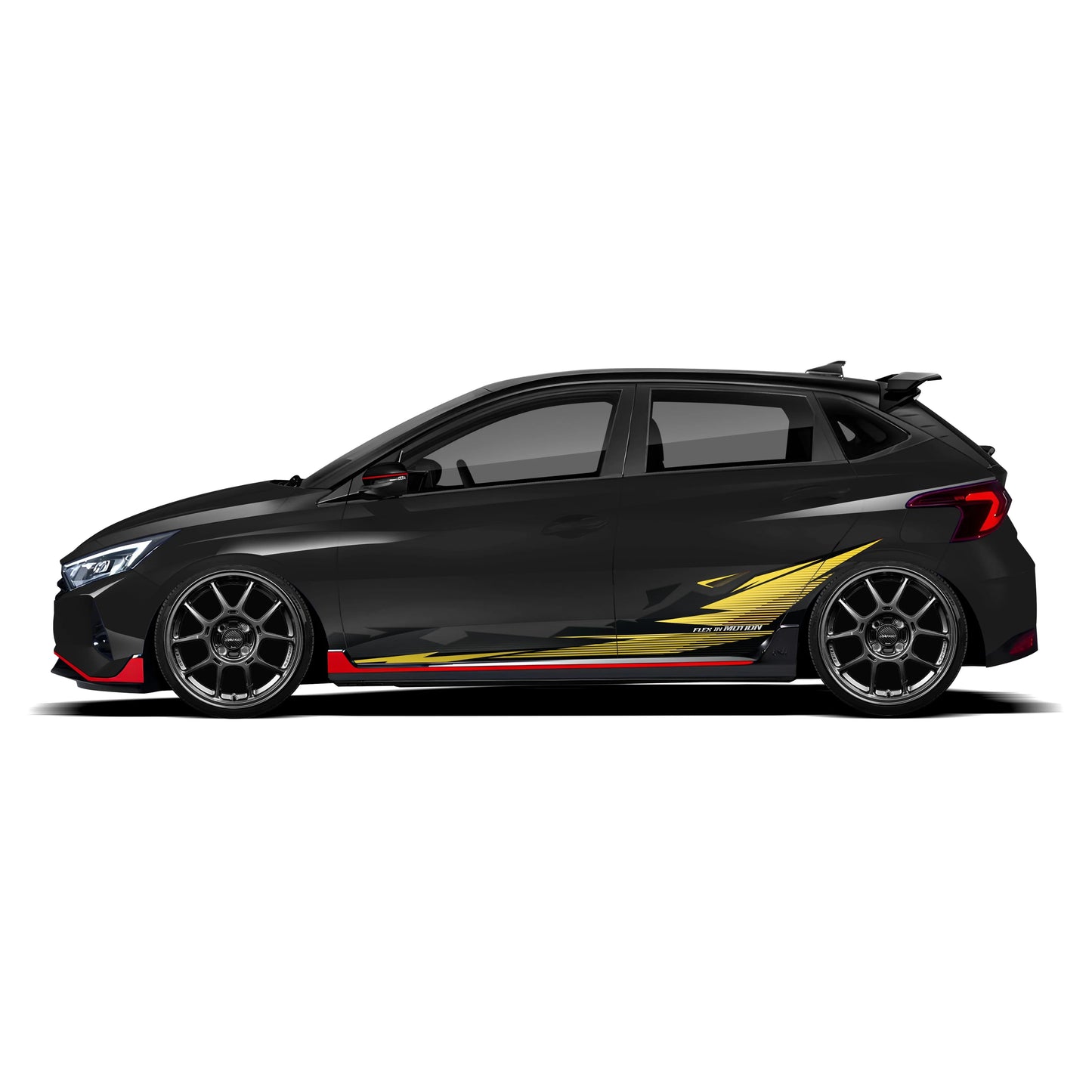 Flex in Motion Edition Graphics for Hyundai i20 black