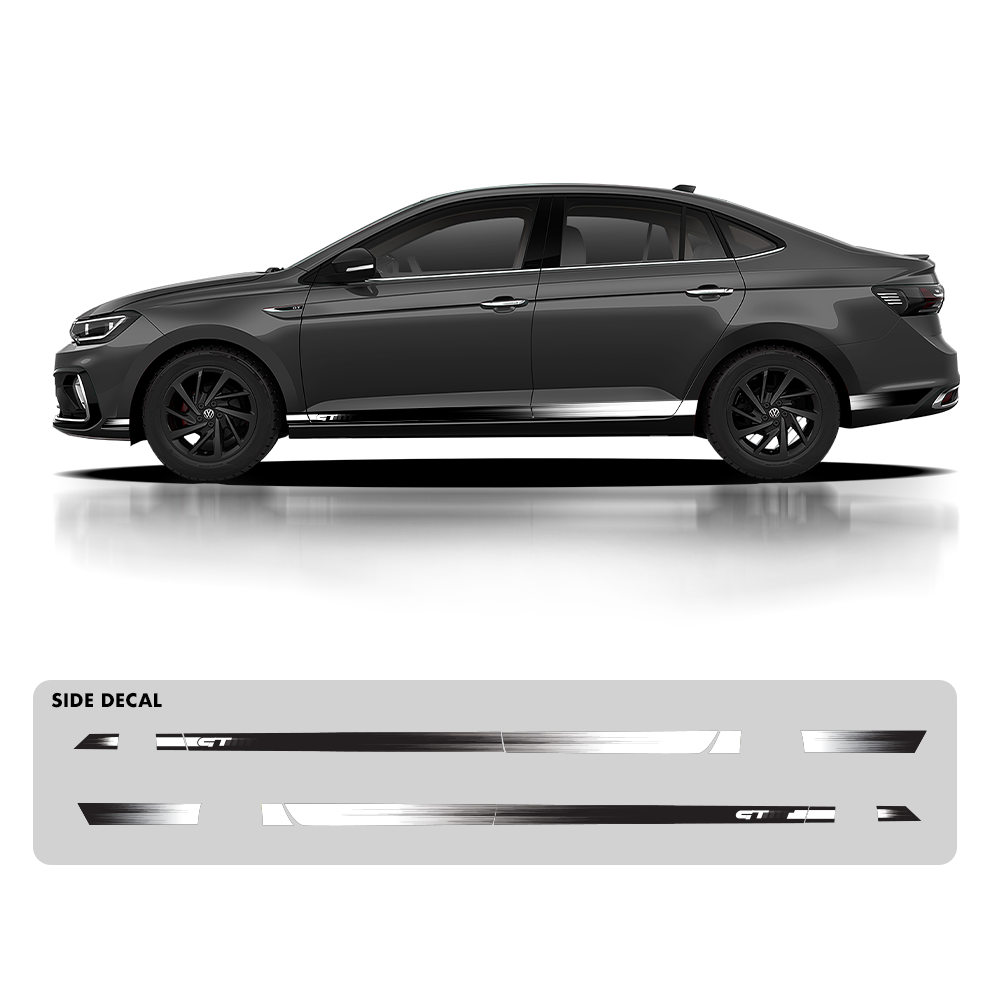 IDE Graphics Series - GT Edition v2.0 for Volkswagen Virtus (Deep Black Pearl)