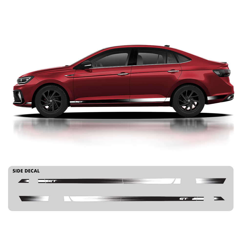 IDE GRAPHICS SERIES - GT Edition v2.0 for Volkswagen Virtus (Wild Cherry Red)