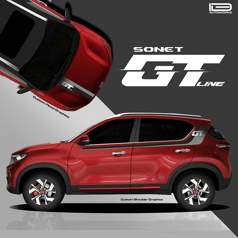 IDE GRAPHICS SERIES / GT EDITION / KIA / SONET (Intense Red)