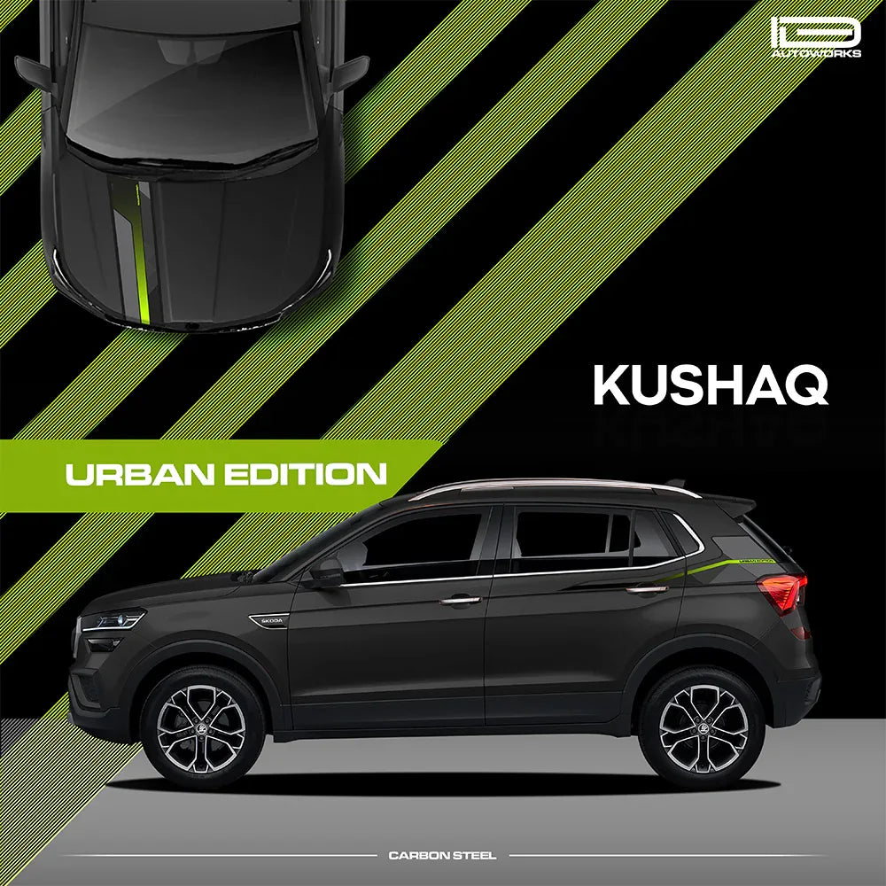 Urban Edition Graphics for Skoda Kushaq black