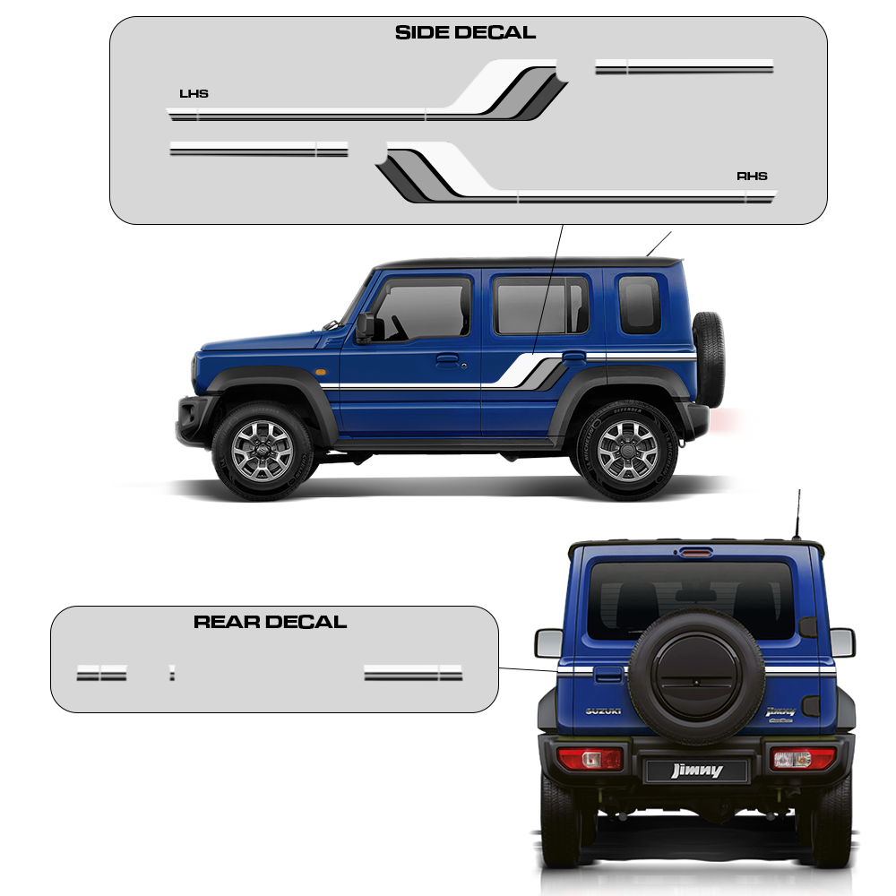 IDE GRAPHICS SERIES - Baroque Edition for Maruti Suzuki Jimny