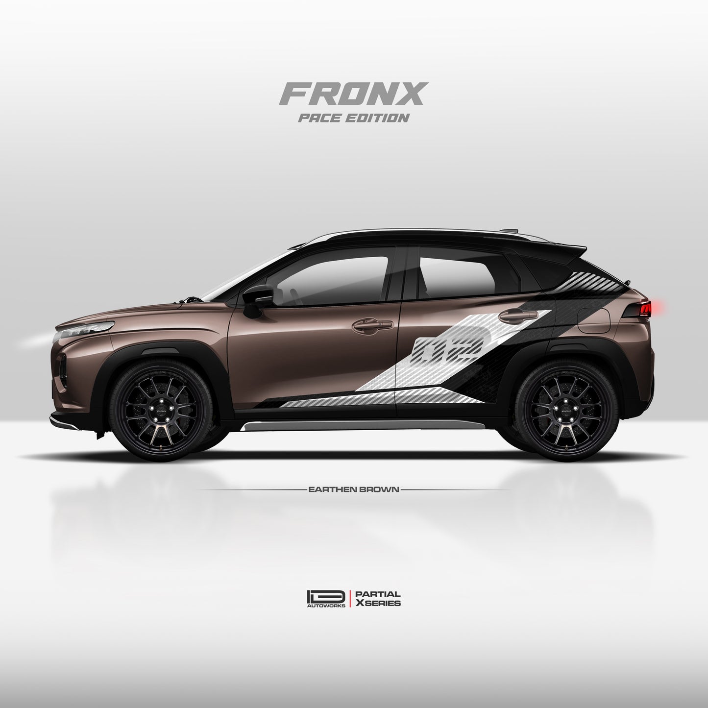 IDE PARTIAL X SERIES - Pace Edition for MARUTI SUZUKI Fronx (Earthen Brown)