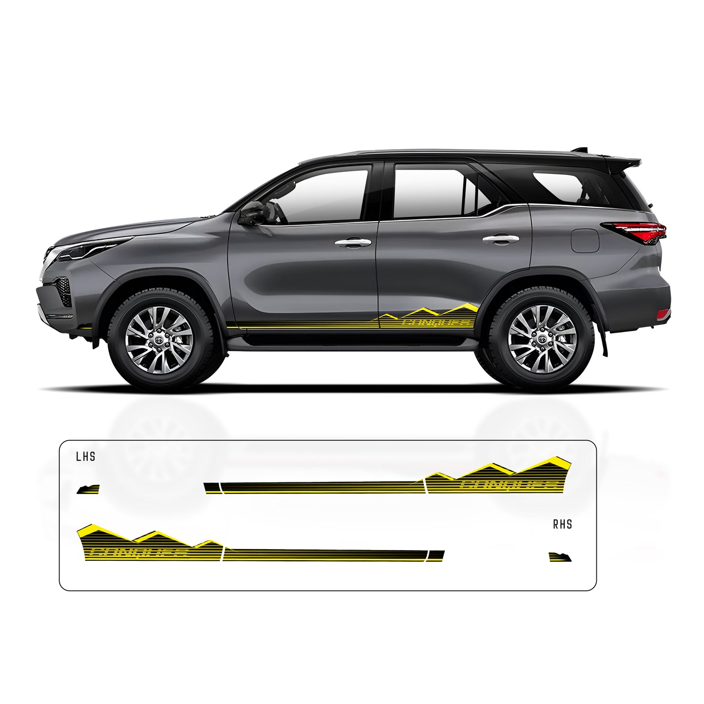 IDE Graphics Series – Conquer Edition | Fortuner (Sparkling Black Crystal Shine)