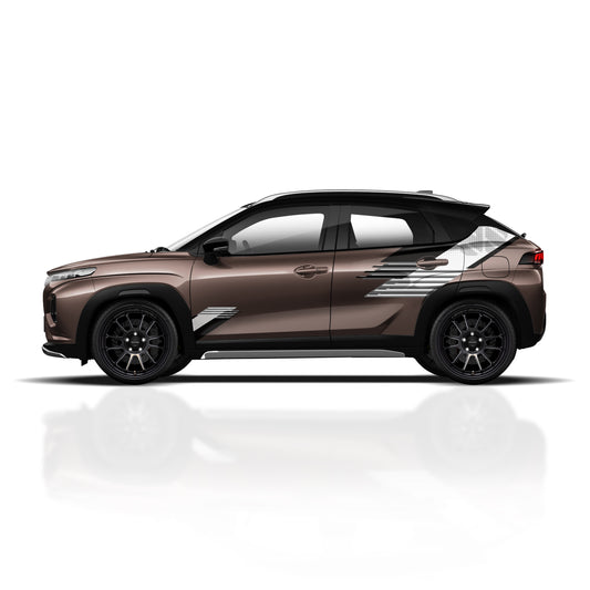 IDE PARTIAL X SERIES - Razor Edition for MARUTI SUZUKI Fronx (Earthen Brown)