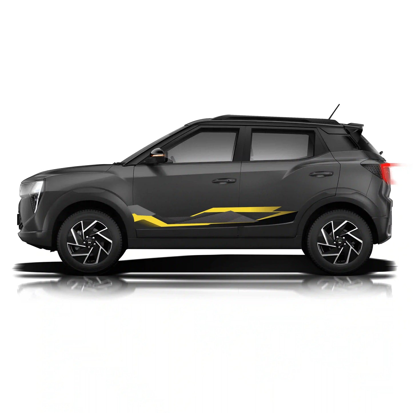 Mute The Noise Edition Graphics for Mahindra 3XO red