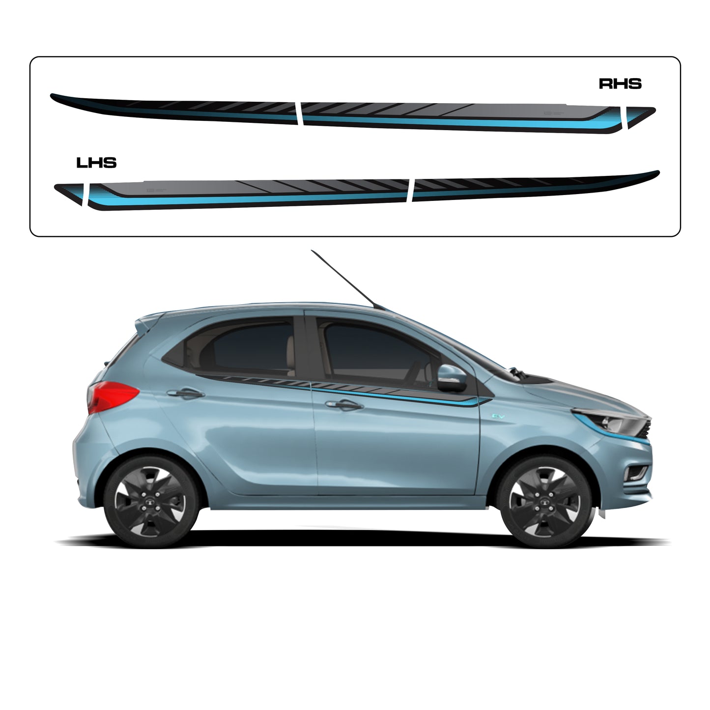 IDE GRAPHICS SERIES - Offbeat Edition for Tata Tiago (Tropical Mist)