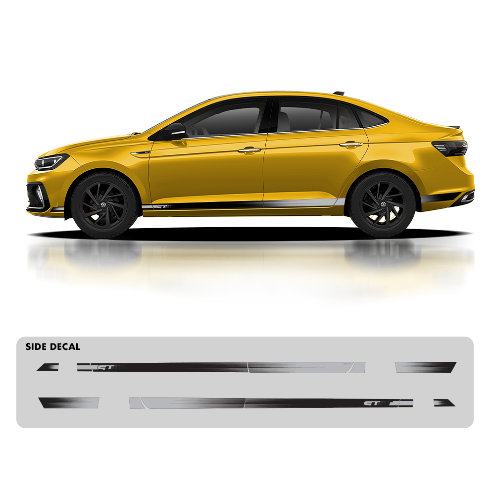 IDE Graphics Series - GT Edition v2.0 for Volkswagen Virtus (Curcuma Yellow)