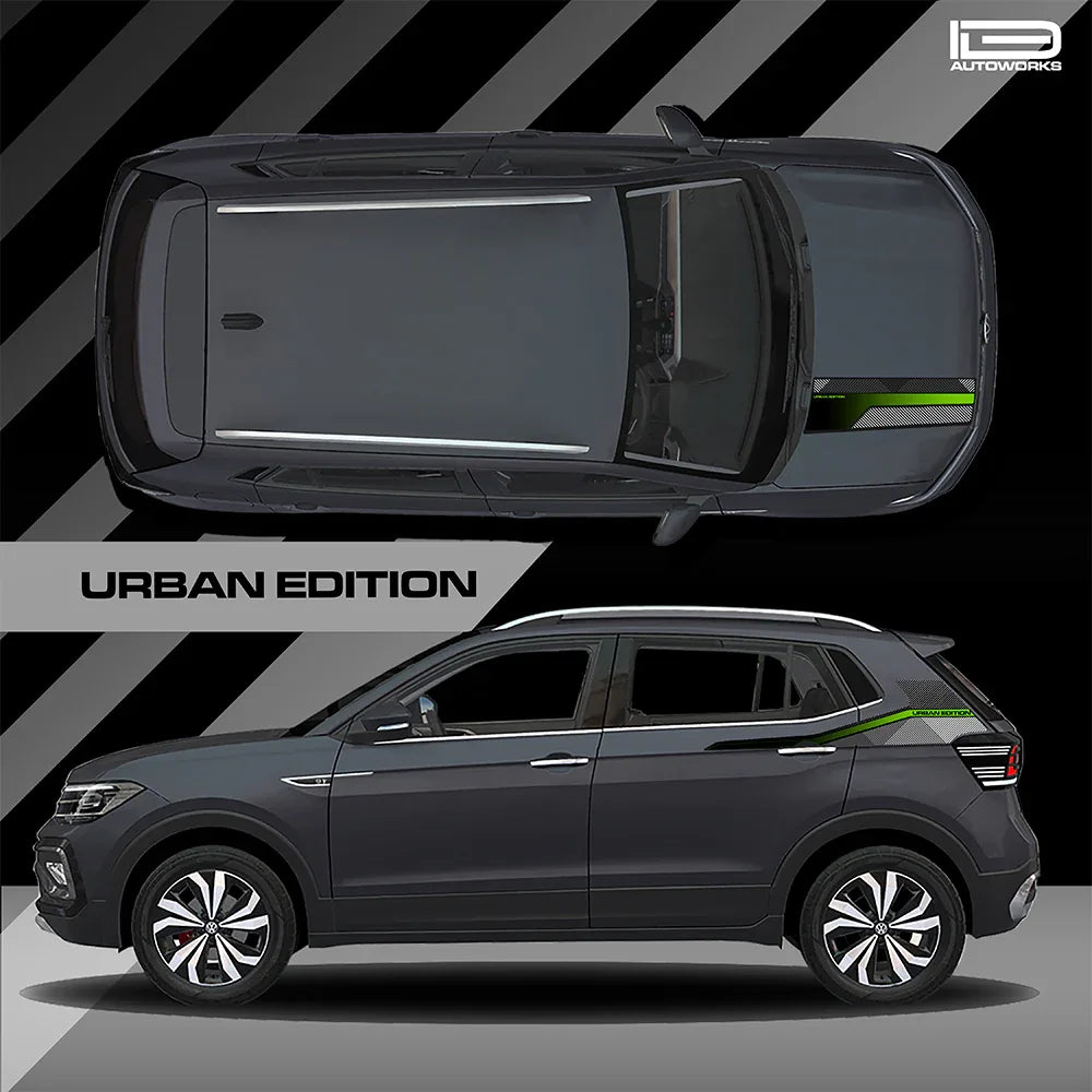 Urban Edition Graphics for VW Taigun grey