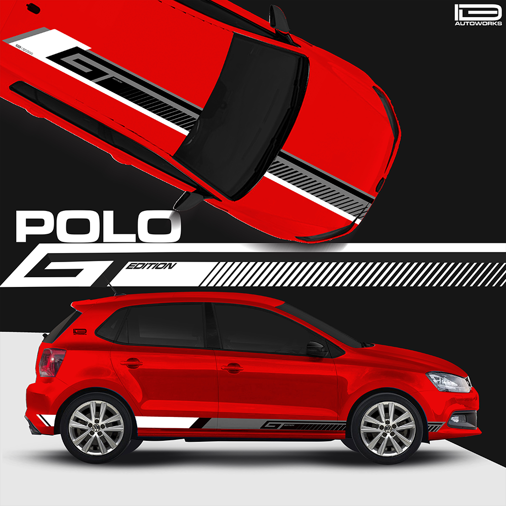 IDE GRAPHICS SERIES / GT EDITION / VW / POLO (Flash Red)