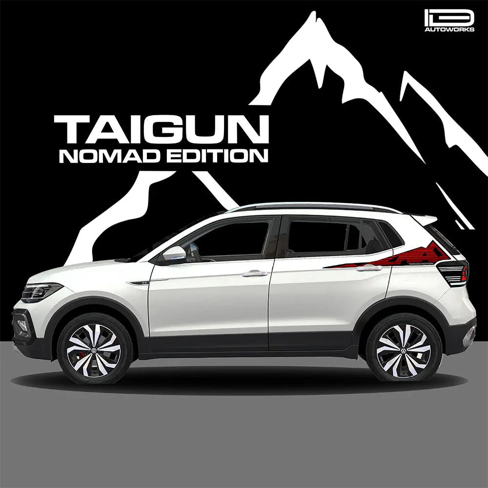 Nomad Edition Graphics for VW Taigun white