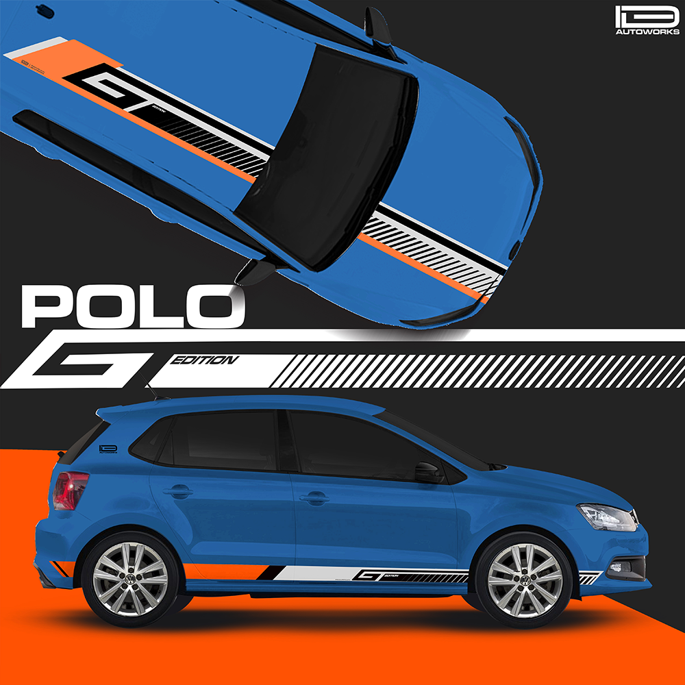 IDE GRAPHICS SERIES / GT EDITION / VW / POLO (Lapiz Blue)