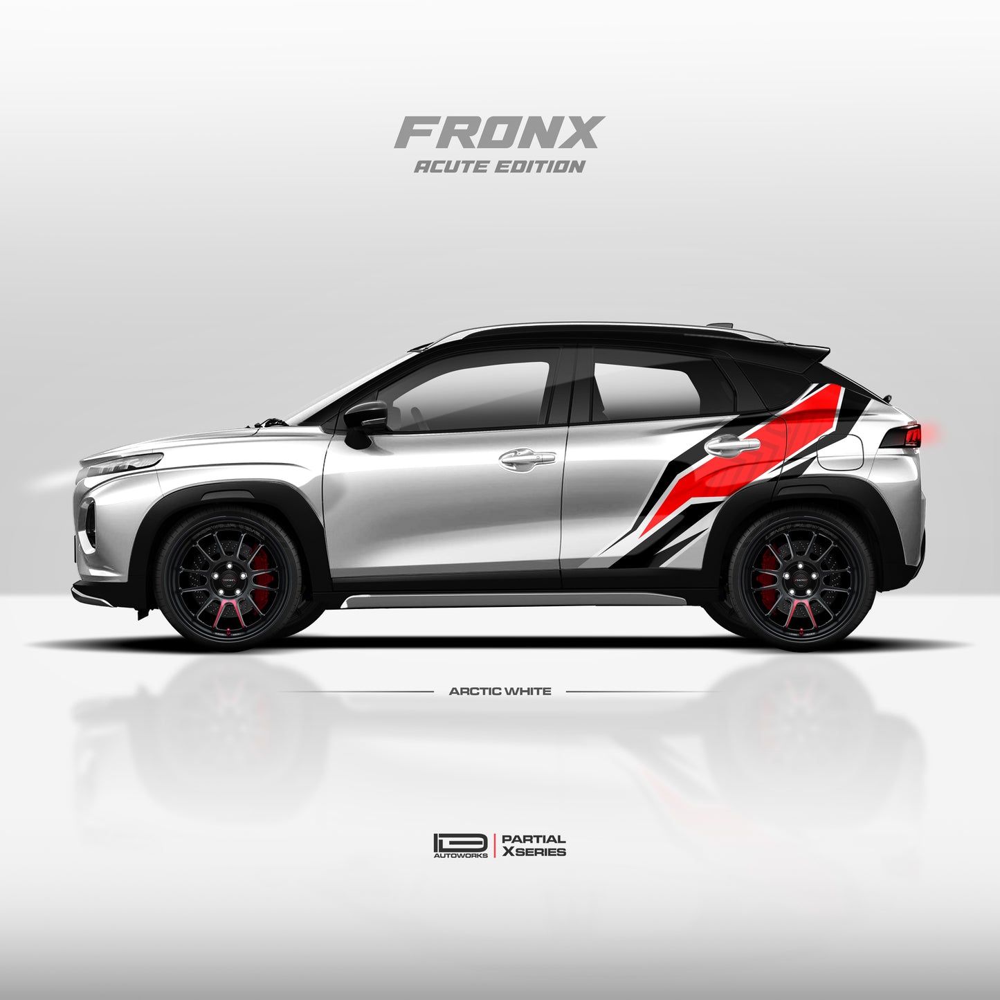 IDE PARTIAL X SERIES - Acute Edition for MARUTI SUZUKI Fronx (Arctic White)