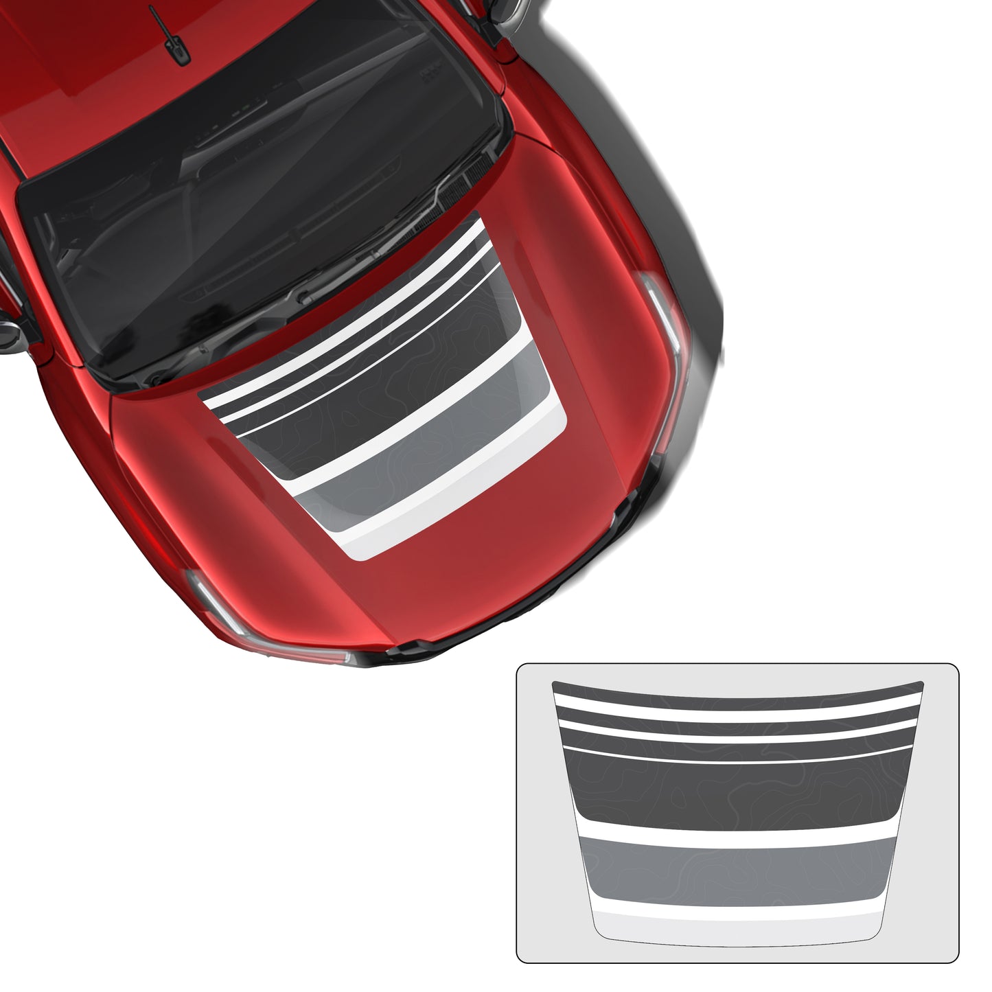 IDE GRAPHICS SERIES - Classic Cruiser Edition for TOYOTA Hilux (Emotional Red)