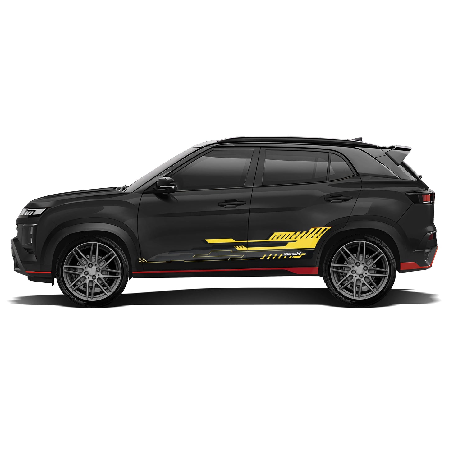 CoreX Edition Graphics for Hyundai Creta black