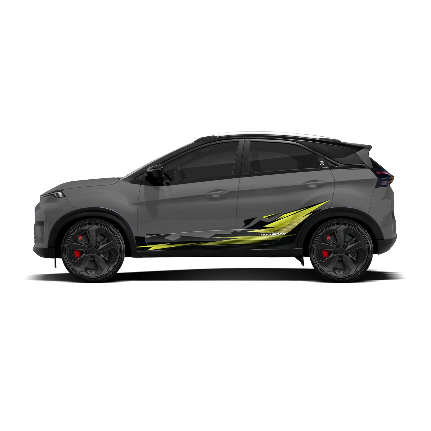 Flex in Motion Edition Graphics for Tata Nexon grey