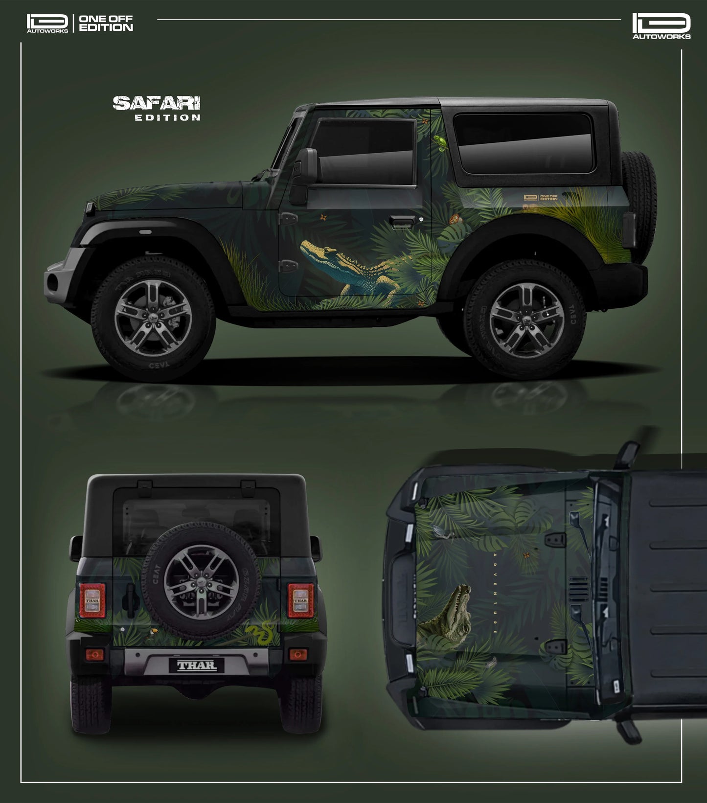 Safari Edition Graphics for Mahindra Thar