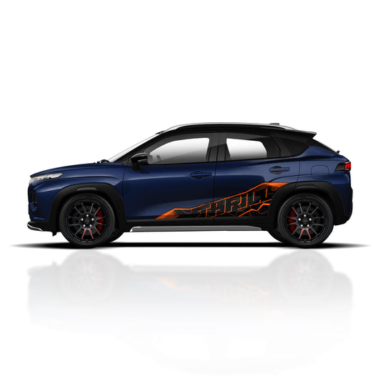 IDE PARTIAL X SERIES - Thrill Edition for MARUTI SUZUKI Fronx (Nexa Blue)