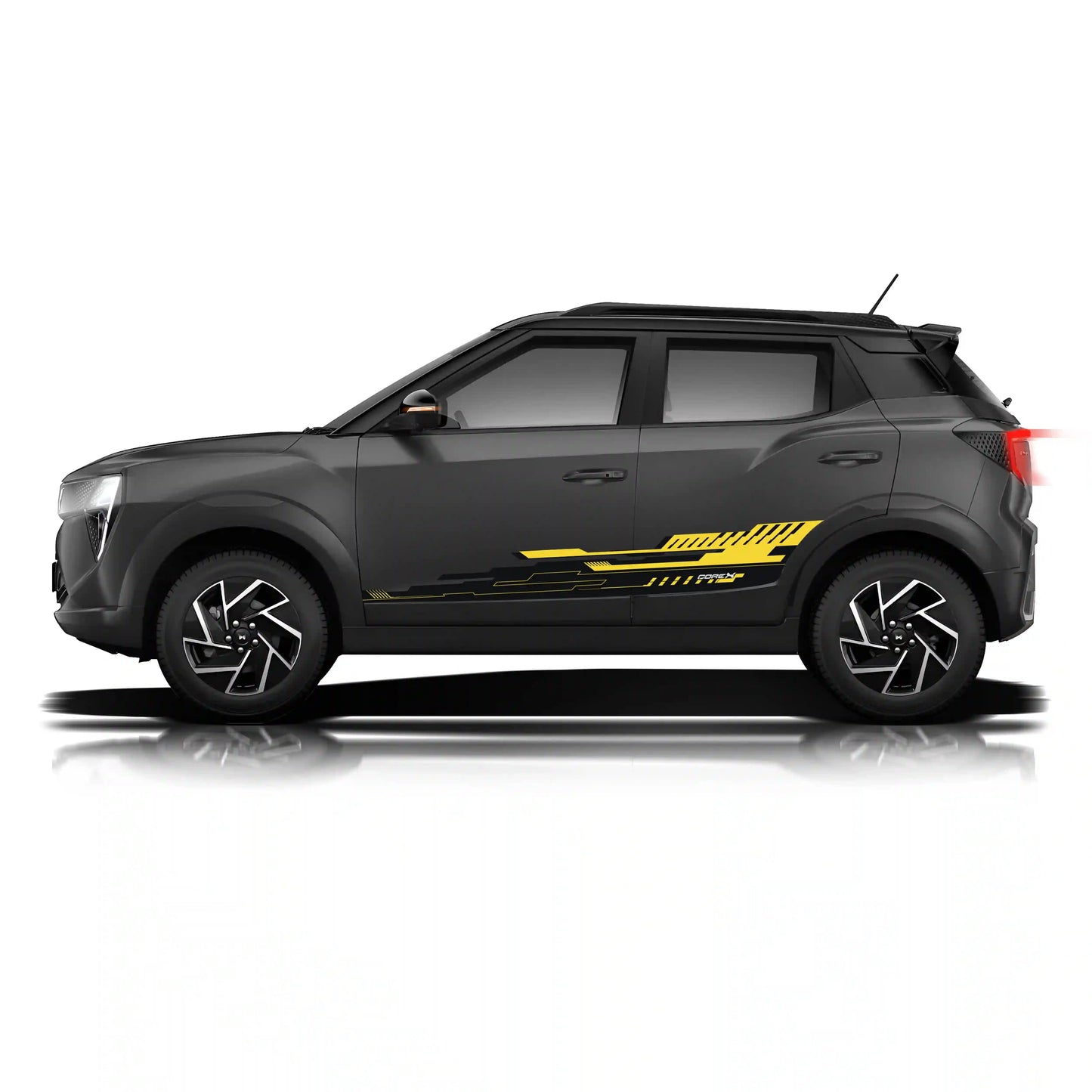 CoreX Edition Car Graphics for Mahindra 3XO White