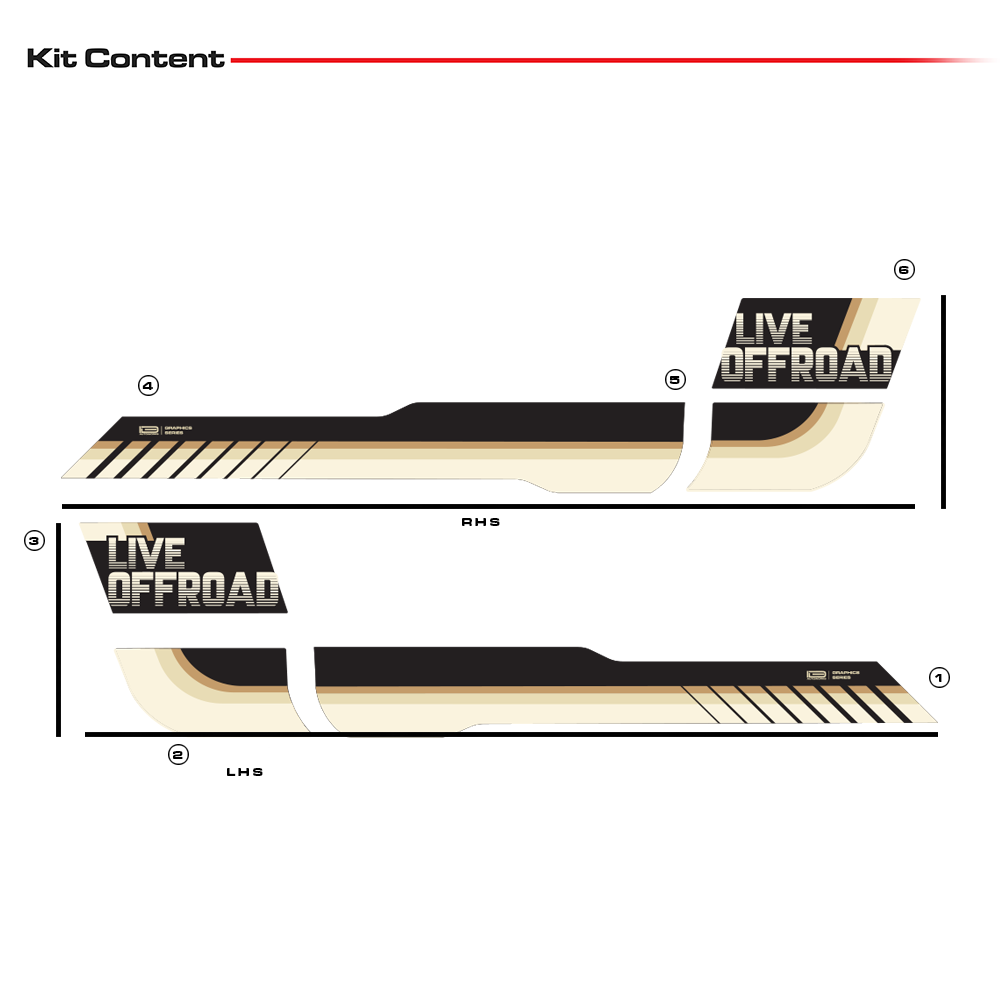 IDE Graphics Series - Classic Edition for Mahindra Thar / Mystic Copper