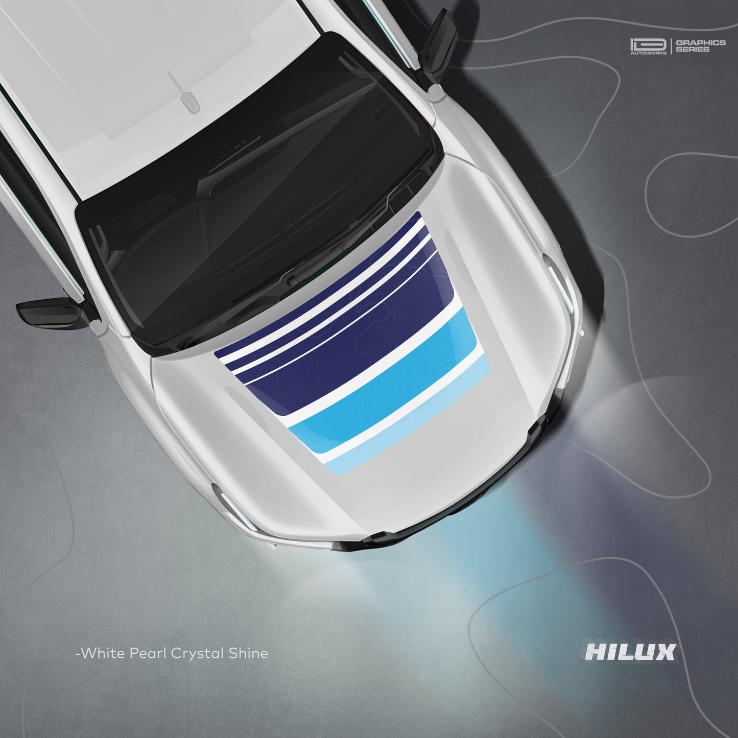 IDE Graphics Series - Classic Cruiser Edition | Toyota Hilux | Only Bonnet