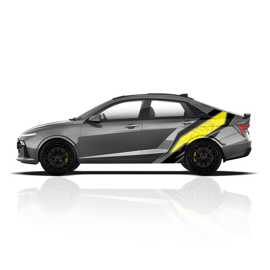 IDE PARTIAL X SERIES - Acute Edition for Hyundai New Verna (Amazon Grey)