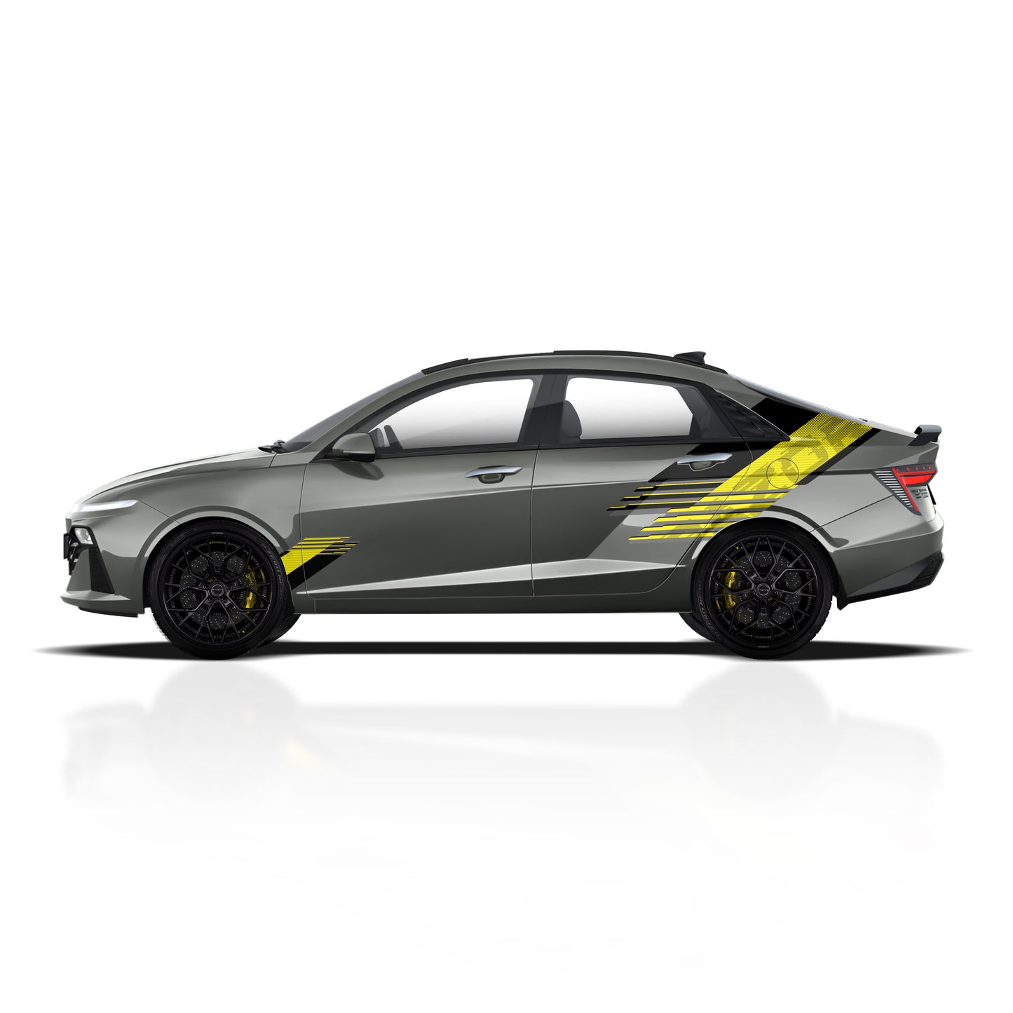 IDE PARTIAL X SERIES - Razor Edition for New Verna (Amazon Grey)