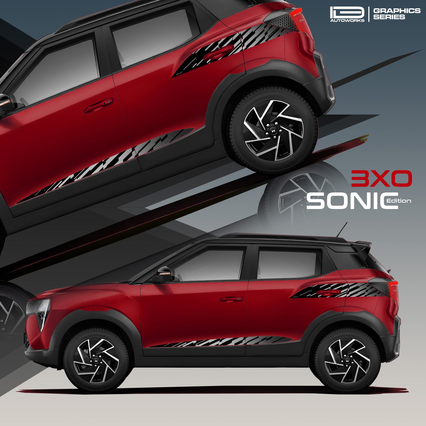 IDE Graphics series- SONIC Edition | Mahindra 3XO
