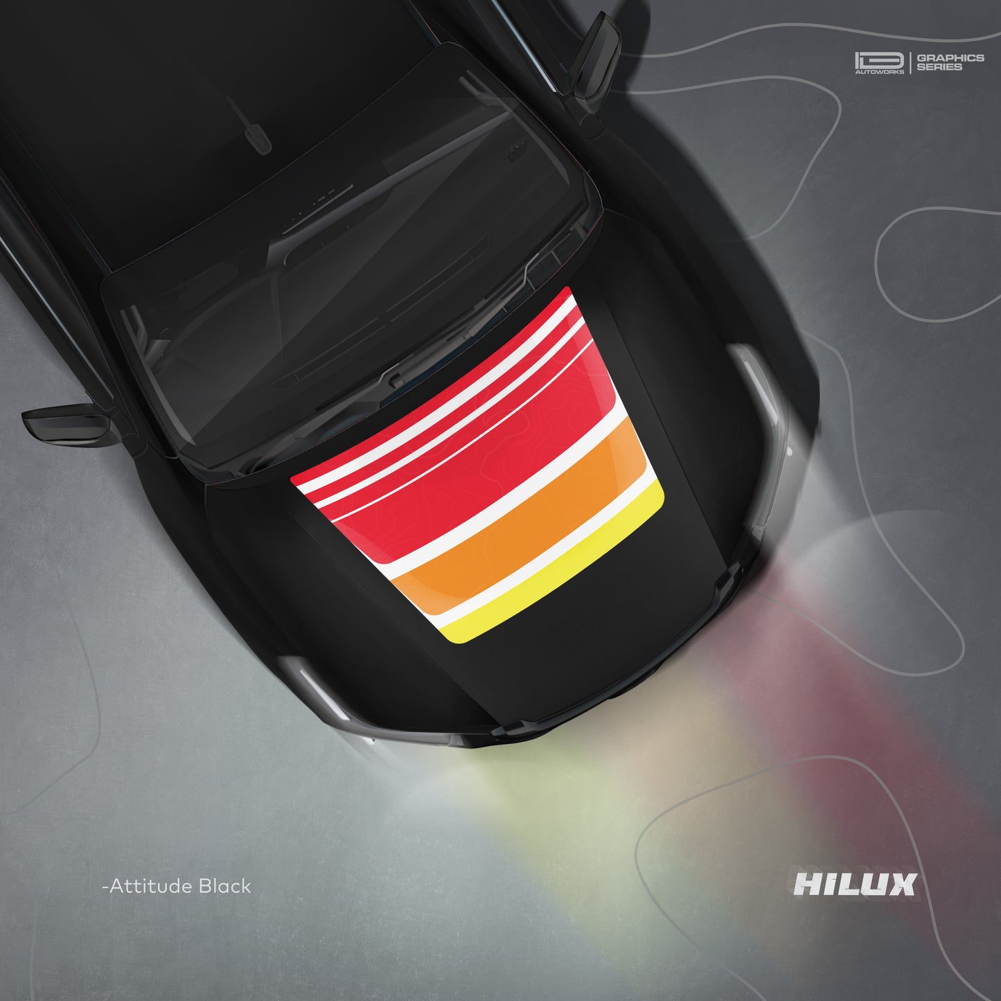 IDE Graphics Series - Classic Cruiser Edition | Toyota Hilux | Only Bonnet