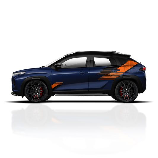 IDE PARTIAL X SERIES - Razor Edition for MARUTI SUZUKI Fronx (Nexa Blue)