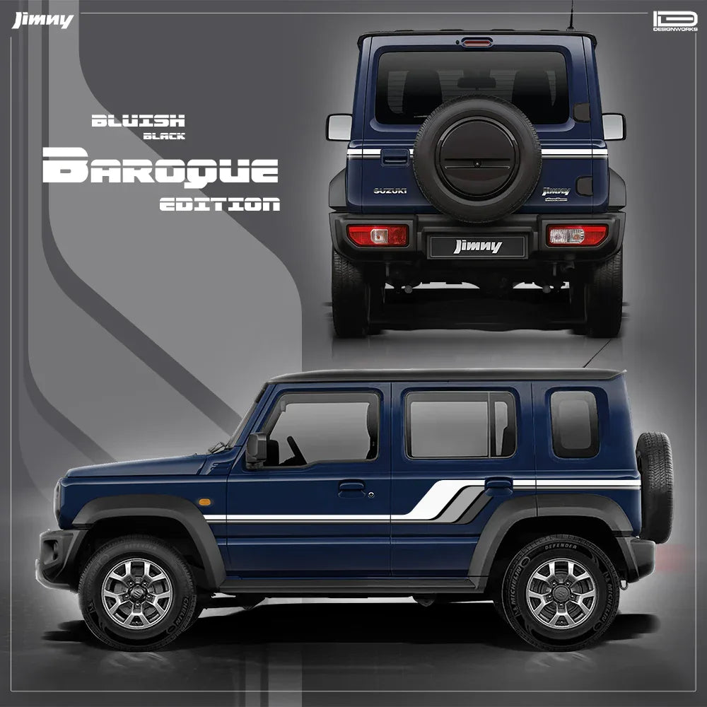 Baroque Edition Graphics for Maruti Suzuki Jimny black