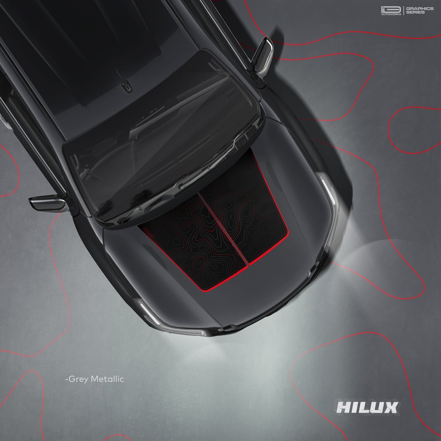 IDE Graphics Series - Neo Trail Edition | Toyota Hilux | Only Bonnet