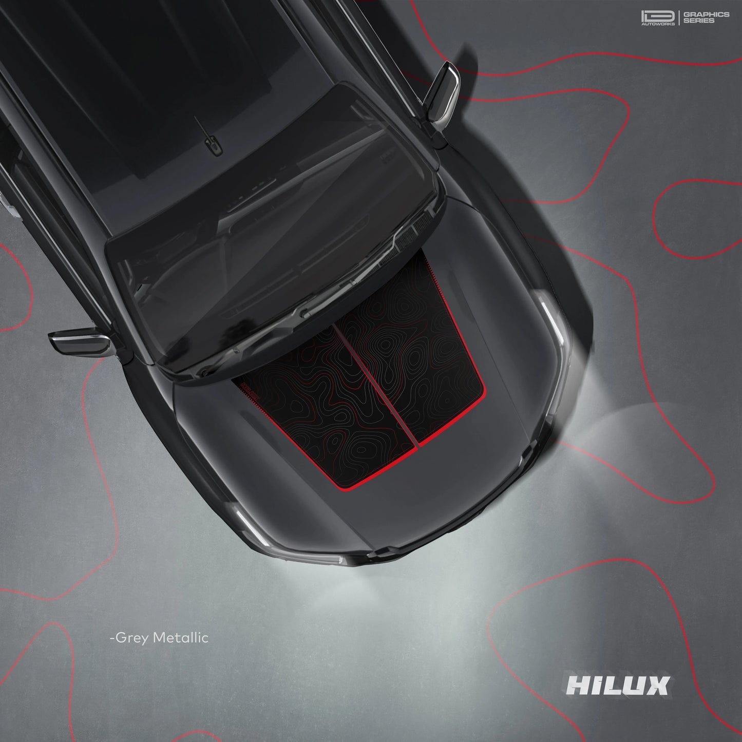 IDE Graphics Series - Neo Trail Edition | Toyota Hilux | Only Bonnet