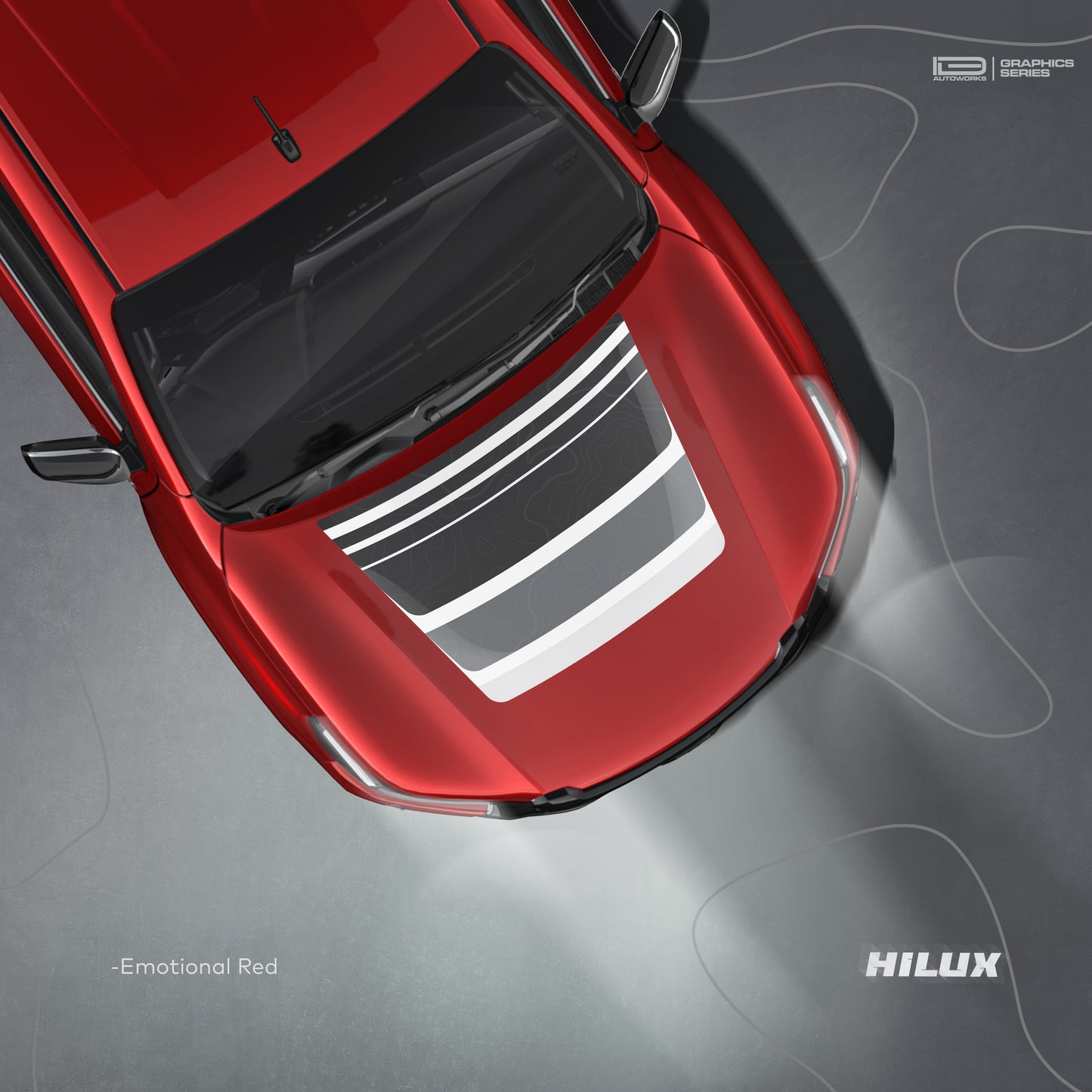 IDE Graphics Series - Classic Cruiser Edition | Toyota Hilux | Only Bonnet