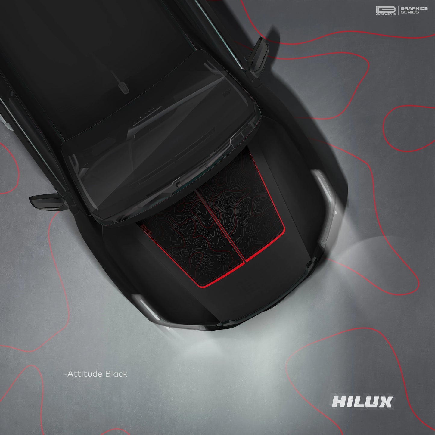 IDE Graphics Series - Neo Trail Edition | Toyota Hilux | Only Bonnet