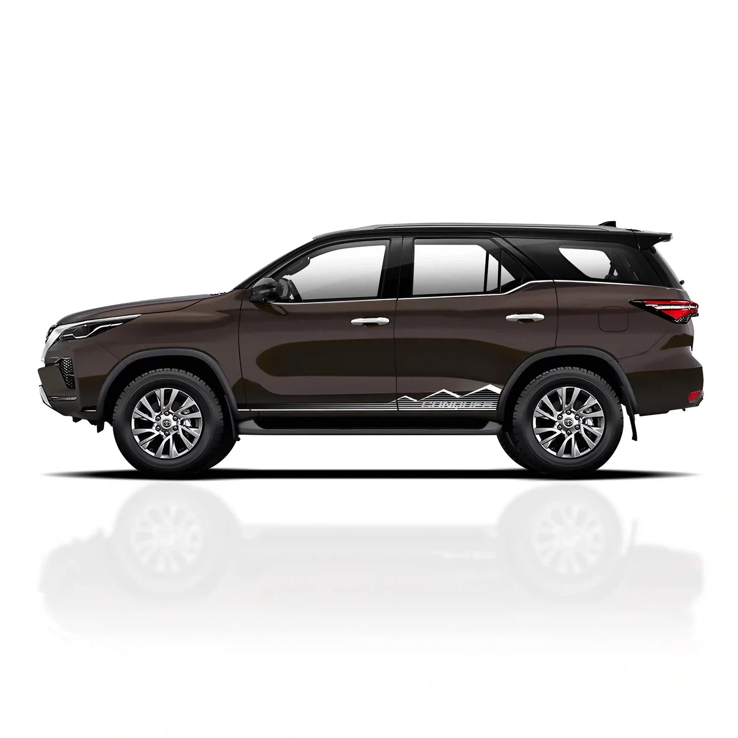 Conquer Edition Graphics for Toyota Fortuner grey