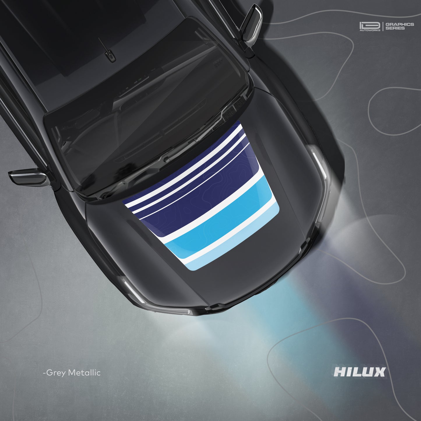 IDE Graphics Series - Classic Cruiser Edition | Toyota Hilux | Only Bonnet