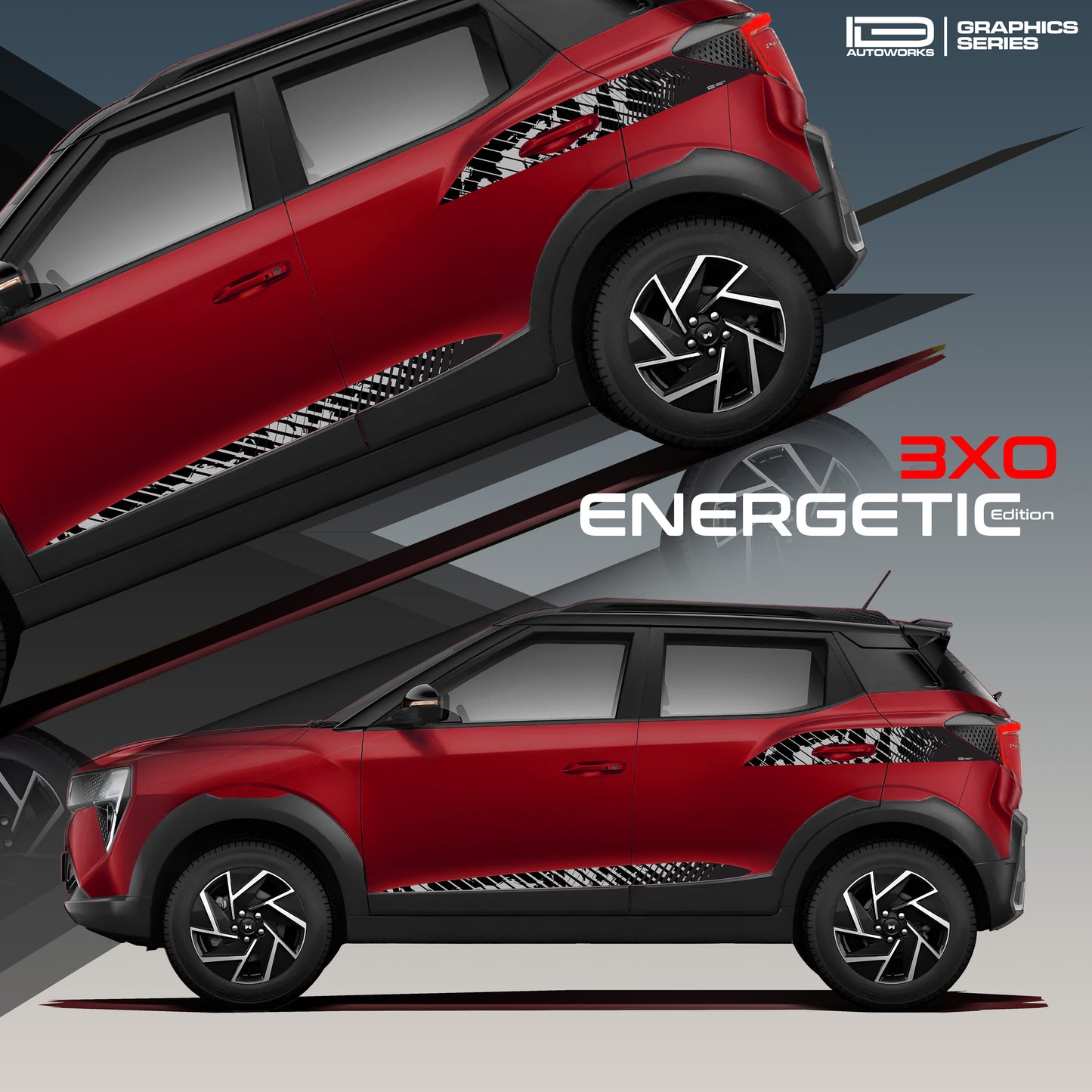 IDE Graphics series- Energetic Edition | Mahindra 3XO