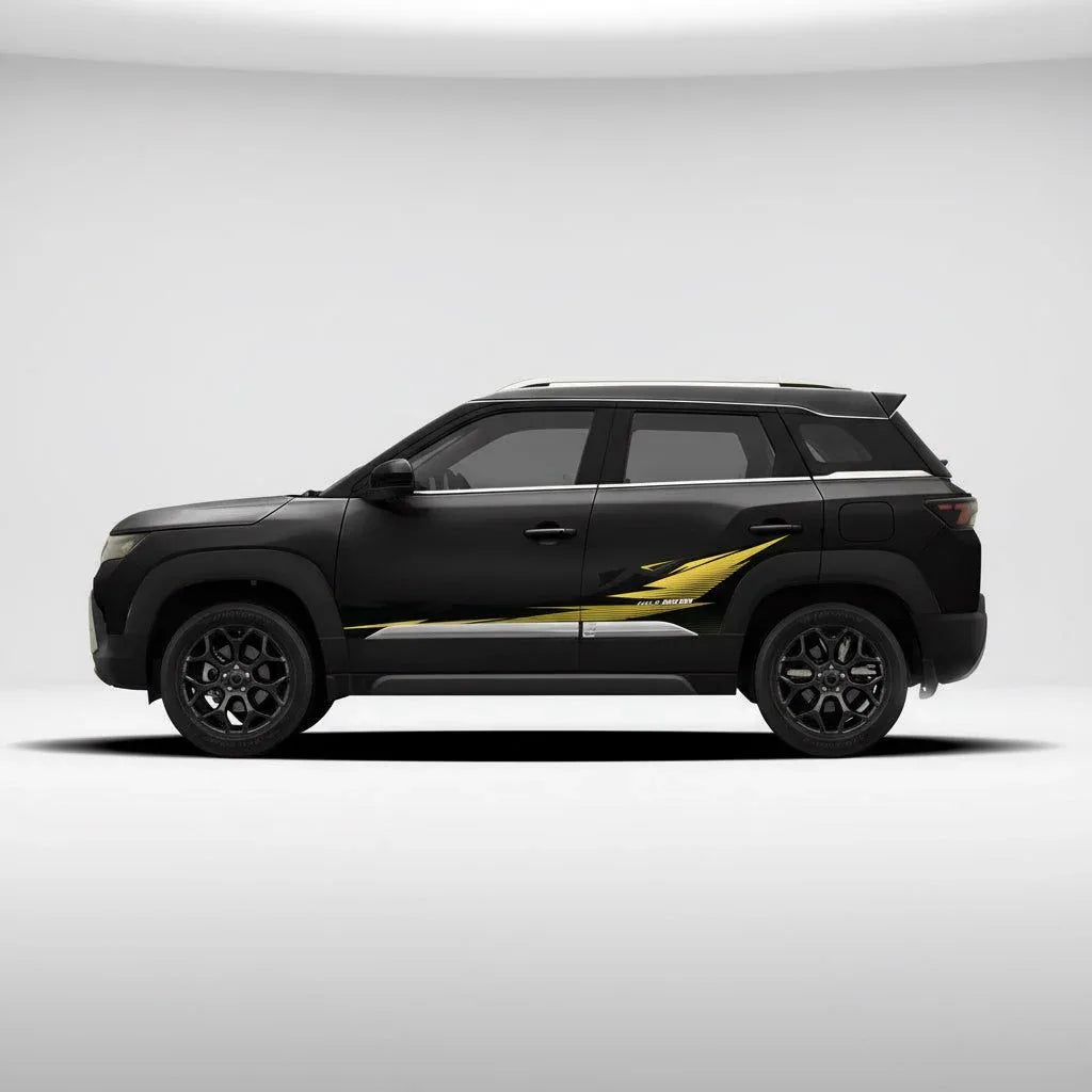 Flex in Motion Edition Graphics for Maruti Brezza black