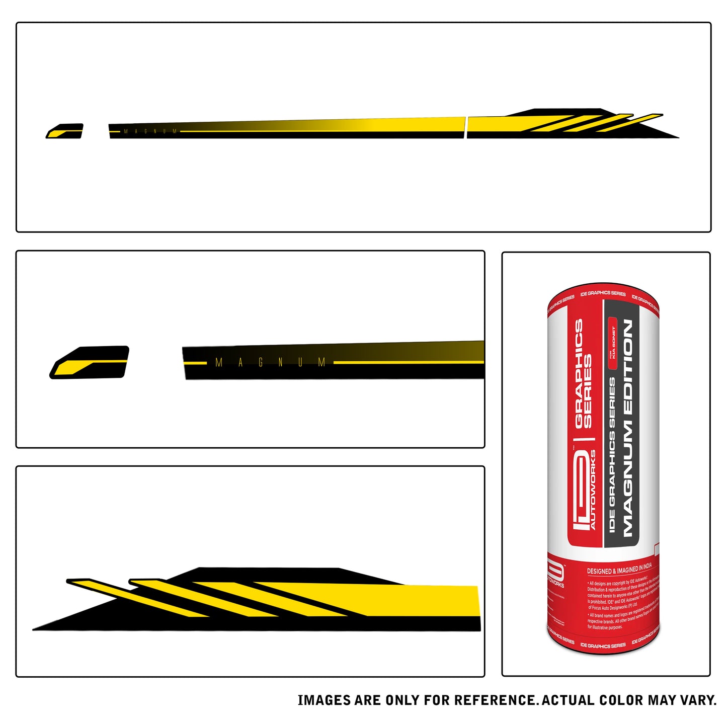 IDE GRAPHICS SERIES - Magnum Edition for Kia Sonet (Pewter Olive)